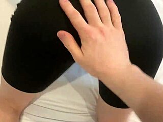 naughty young brunette sneaks big cock ride while clueless husband sleeps nearby