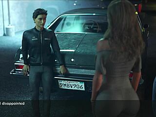 a milf wife and stepmother teases with her massive tits in teasing family close-up moments