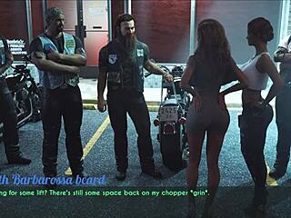 a milf wife and stepmother teases with her massive tits in teasing family close-up moments