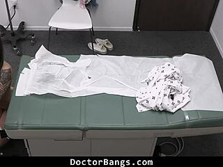 shy teen nurse bends over for doctor doggystyle orgasm