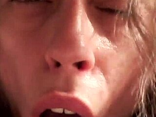 Petite Maid Candie Cross' Narrow Ass Begs for POV Doggy Cream Facial