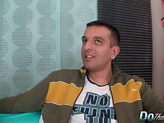 omg stud's monster bbc anally fucks bent-over blonde milf jenny simons doggystyle creampie in her ass