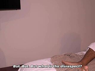 stepmom catches stepson spying while she's naked in shower then tempts him to bedroom bed romp