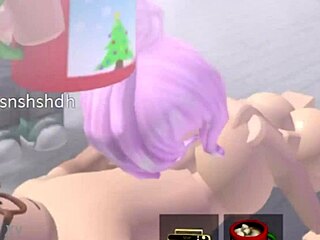 milf with furry pussy slurps roblox cock hungrily