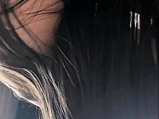 black teen stepsis sneaks in from funk party for interracial fun