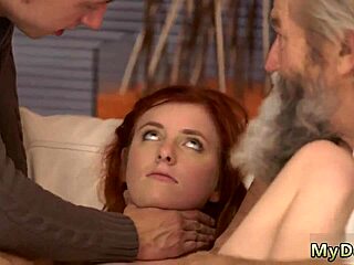 curious teen 18+ bends for older man's hardcore anal pounding