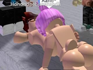 milf with furry pussy slurps roblox cock hungrily