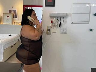 fat black teen slut calls you over flashing panties for hard pounding