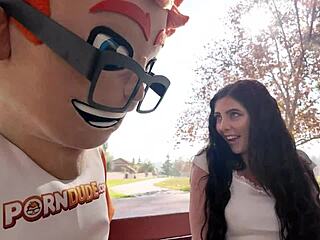 Big Dick Versus Bigger Tits Theodora Day Porndudecasting Surprise