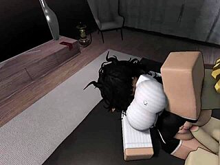 roblox slut pussy fucked by monster big black cock cum