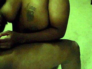 damn this quick sloppy handjob on fat ebony bbw ends messy juicy