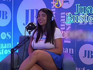 Veritoaguas' Massive Natural Tits Bounce as She Rides Machine, Begging for Hard Spanks on Huge Ass