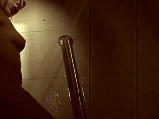 hey, wanna see sexy blonde teen dahlia play naughty in the shower?