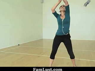 Hey stepdaddy sneaks masked into stepdaughter's room for hardcore fuck now