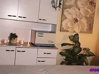 Teen 18 Erotic Massage Turns into Intense Handjob Blowjob Session