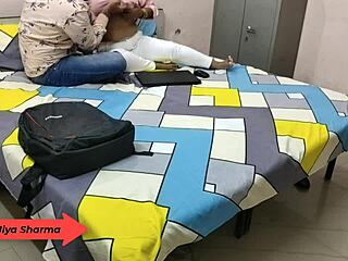 Jiya sharma, moan louder as boyfriend fucks your pussy hard in hostel with dirty hindi talk and cumshot