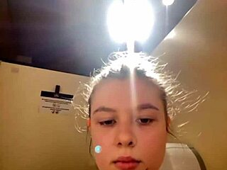 bbw teen teases with extreme outdoor anal plug fingering and public cum play