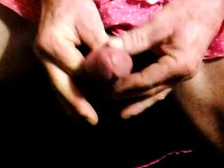 uh my roommates panties got me so hard i had to cum all over em