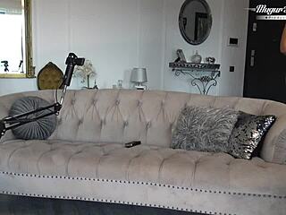 behind the scenes glimpse of busty pawg milf odette's teasing sexdate