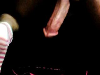 uh my roommates panties got me so hard i had to cum all over em