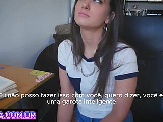 Hey Help My Hot Stepsis with Homework and She Rewards with Cumshot Taboo Fun!