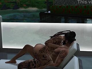 Ever wonder how tierra takes that deep poolside fuck in sims 4?