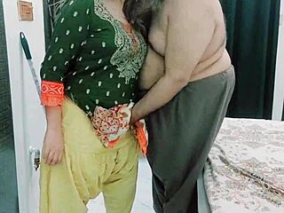 Indian Maid's Stepdaughter Tempts Old Daddy