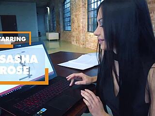 boss sasha rose gets jealous 😠 wants that pov cock in her ass now 💦