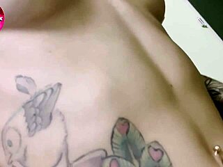 damn this babe fingers her wet pussy right through those tight panties solo style