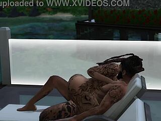 Ever wonder how tierra takes that deep poolside fuck in sims 4?