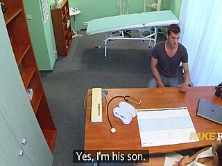 Nurse, why'd you make the boss's boy cum over and over riding cowgirl in his office?