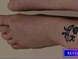 sexy milf in shower reveals foot fetish soles for toe sucking delight