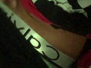 he jerks his cock quick in the market parking lot outdoor public amateur mature solo masturbation