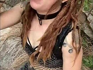 drool on my big cock in festival outfit now