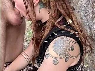 drool on my big cock in festival outfit now