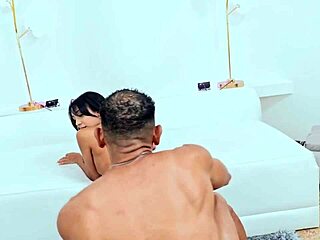 Beautiful latina whore addicted to intense dap anal creampie from big black cocks