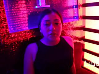 pornstar gets fucked hard in swinger bar 😈🍑