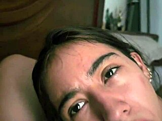 damn latina hermanastra, you suck that huge cock like a total pro!