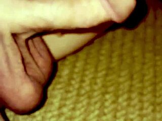 close-up cock throbs hard solo watch it grow!!