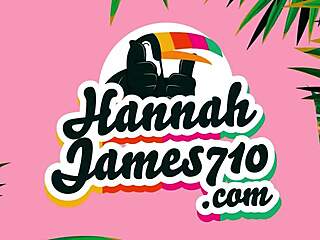 Hannahjames710 stretches in see-through yoga leggings during intense workout