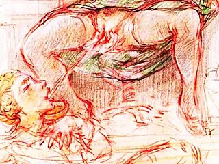 i love this old-school erotic art... gets me feelin all nostalgic an turned on ya know?