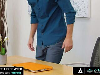 boss loves his star masseuses kiarra kai and khloe kapri's nuru skills