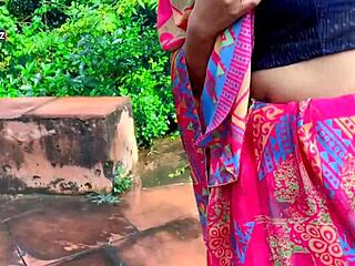desi village girl's tight pussy gets crazy fucked in hidden outdoor spot