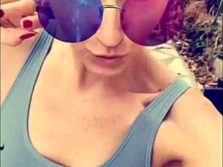 Dirty Flashing Sparks Wild Outdoor Milf Passion Snaps