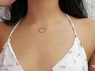 check out this petite teen's perfect body on casting sofa 😘💋