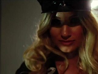 Sexy teen webcam police officer rose craves bad boys cock deep in her satin office pussy