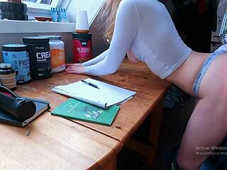 Neighbor's Big Ass Sways as She Sucks and Rides Colombian Cock POV Close-Up