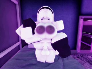 Roblox Egirl Takes Rough Deepthroat Fuck To Creampie Finish