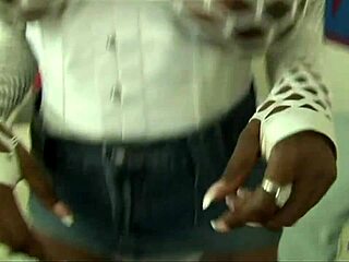 she auditions with fave porn director 😏 gets office banged by big black cock group in lingerie heels