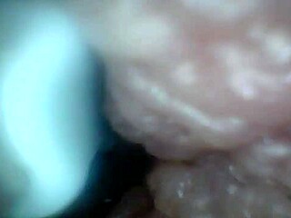 daddy's monster cock looks tiny next to endoscope penis closeup hmm